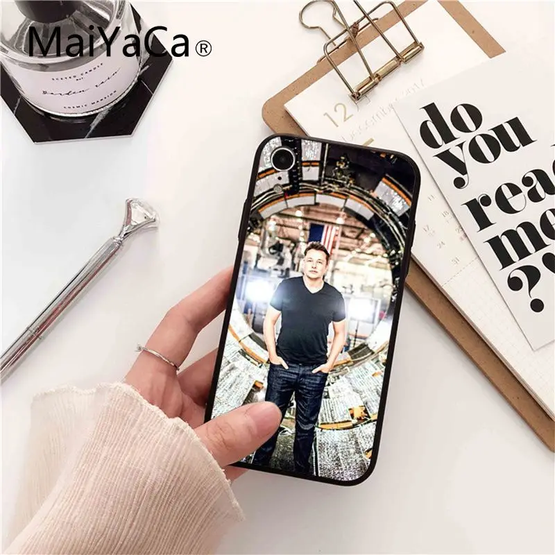 A10 Maiyaca Elon Musk Alien Мягкий силиконовый чехол из ТПУ чехол для iPhone 8 7 6 6S Plus X XS MAX 5 5S SE XR 10 Чехлы Fundas Capa - Цвет: A10