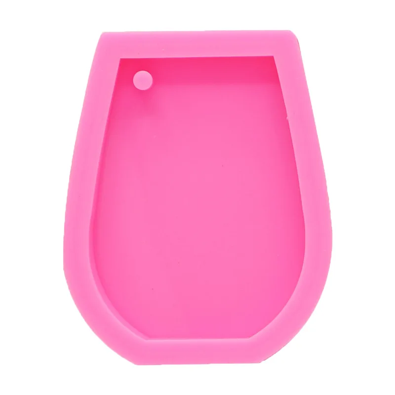 Вина стекло брелки формы чашки Силиконовые для брелок кулон глина DIY ювелирных