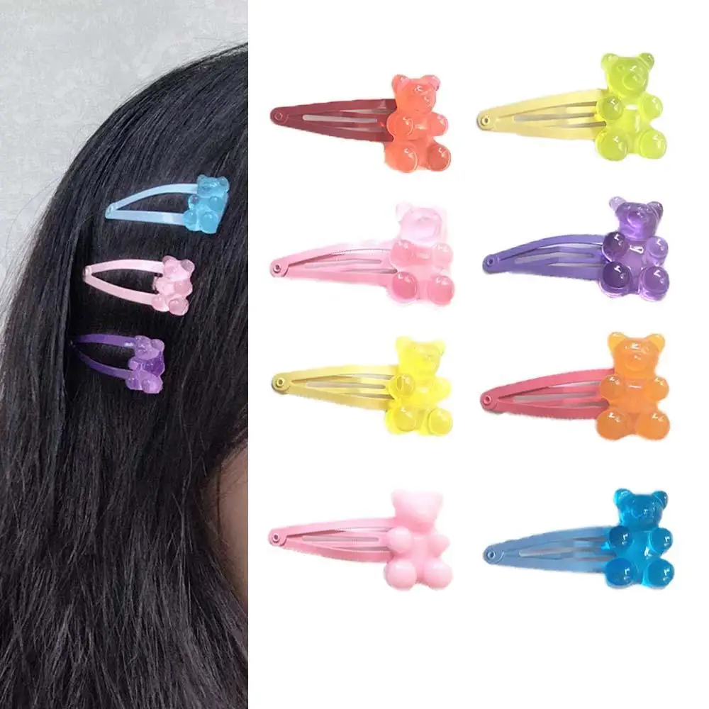 Ручной работы милый мультфильм заколки с медведем подвеска &quotКонфета&quot для