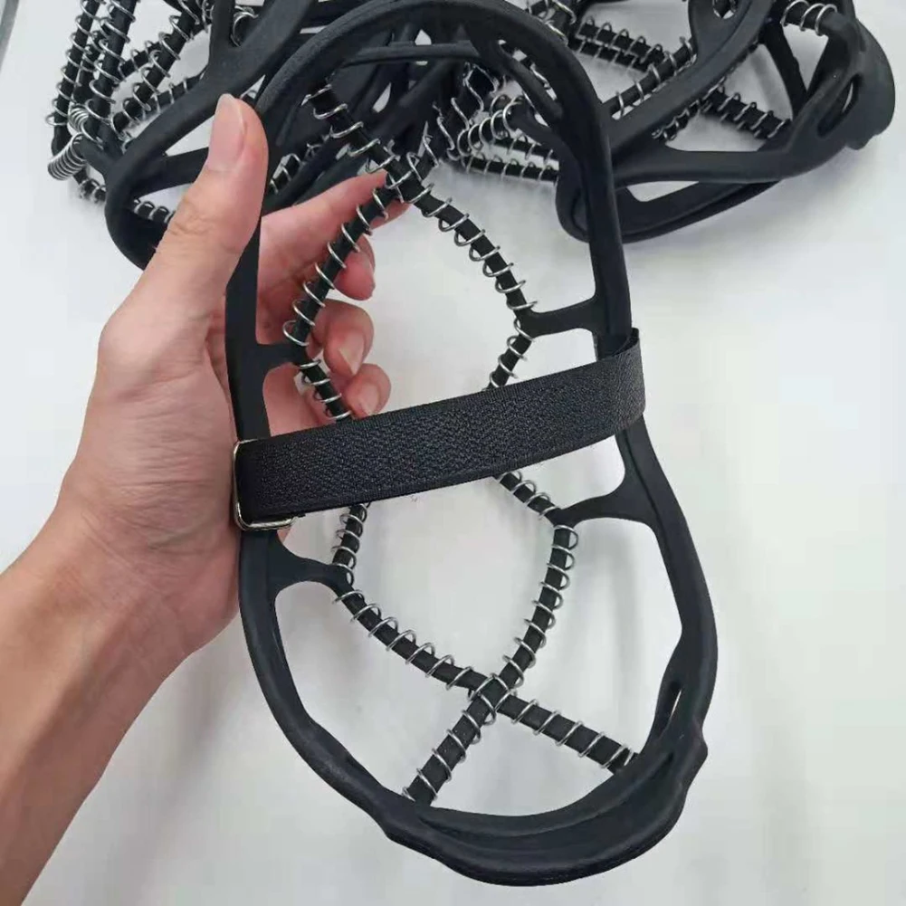

1Pair Anti-Skid Ice Snow Shoe Traction Cleats Spikeless Anti-Slip Shoes Cover Walk Grips on Ice Snow for Climbing Jogging Hiking