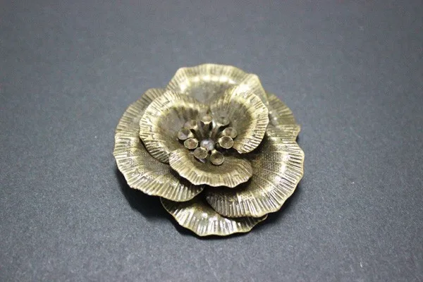 2 шт ювелирных изделий оттенок старинной бронзы филигранные цветочные обертки