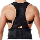 Регулируемый магнитный Корректор осанки, неопреновый выпрямитель для спины, ремень для поддержки спины, для мужчин, женщин и мужчин