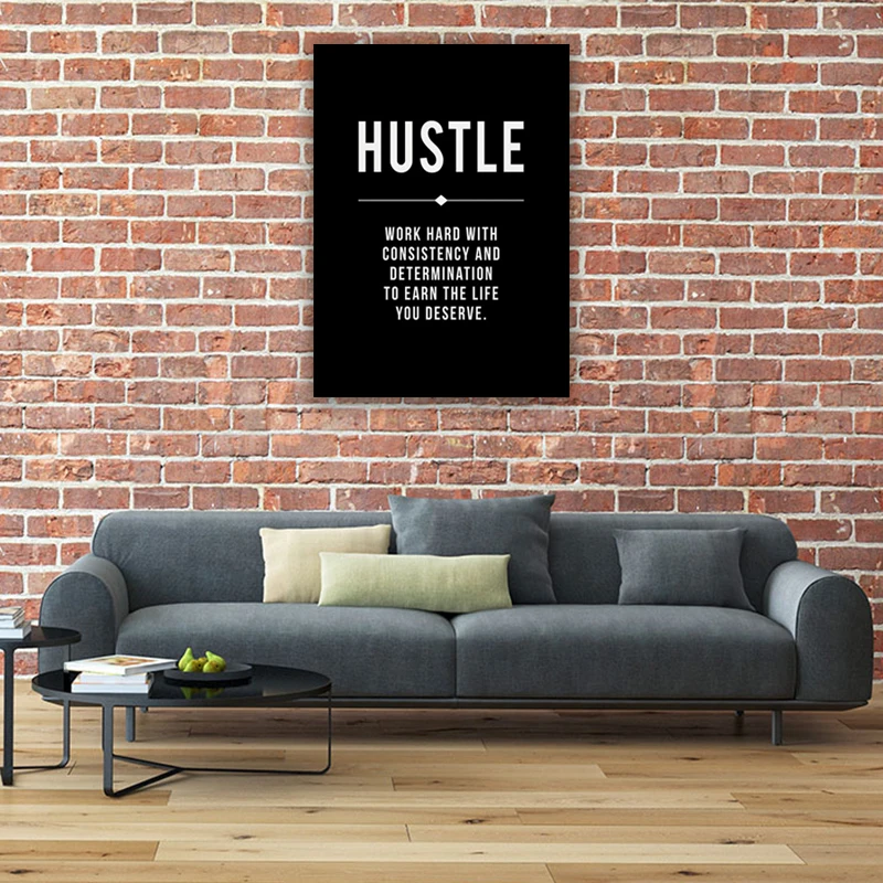 

Grind Hustle Success Motivational Posters and Prints Office Decor Modern Art Entrepreneur Motivation Canvas Painting Pictures