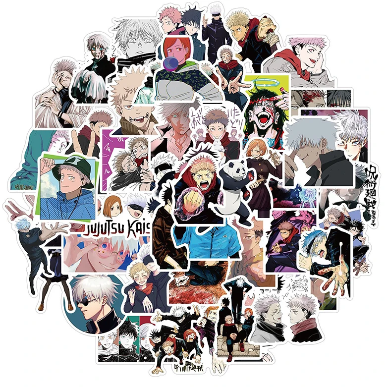 10/50 шт. водостойкие Стикеры с героями мультфильмов аниме стикеры на шлем крутой