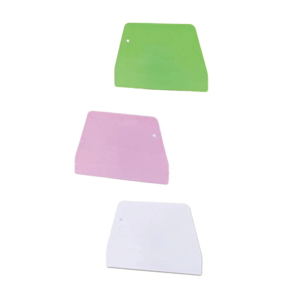 Портативный пластиковый кухонный крем-масло для торта шпатель скребок