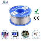 Оловянная проволока для пайки, припой, 100 г50 г, 0,8 мм, флюс 2.0%, Оловянная проволока, катушка неочищенной проволоки для пайки, Сварочная леска