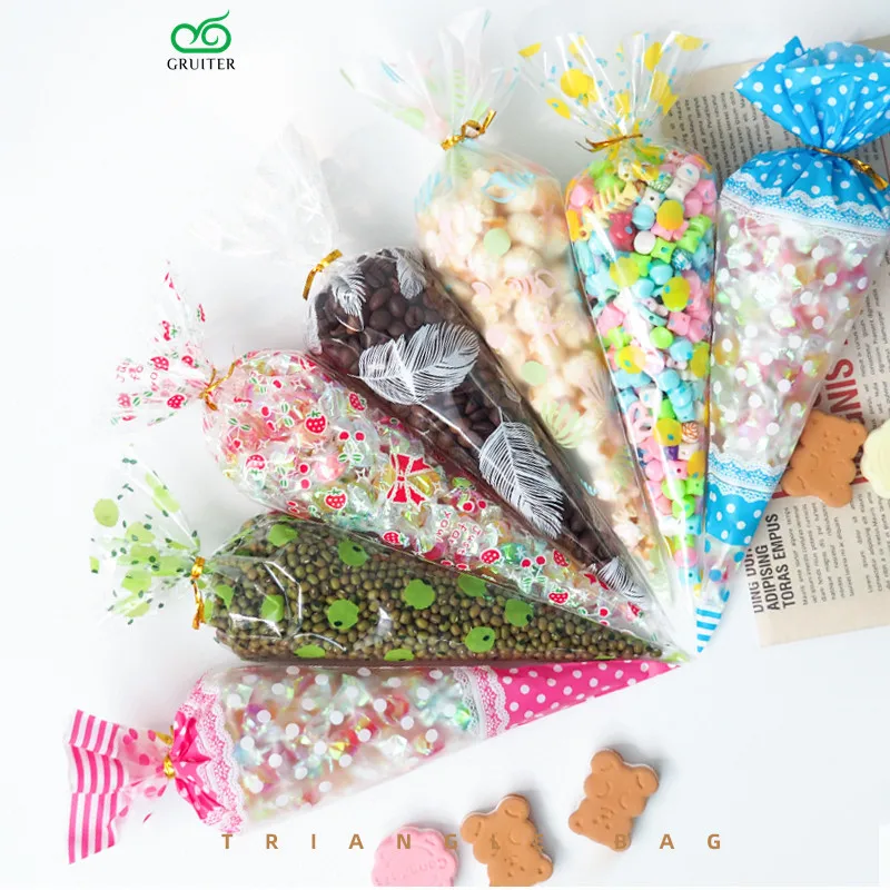 Пакеты для упаковки попкорна 22x40 см украшение свадьбы дня рождения сладкая