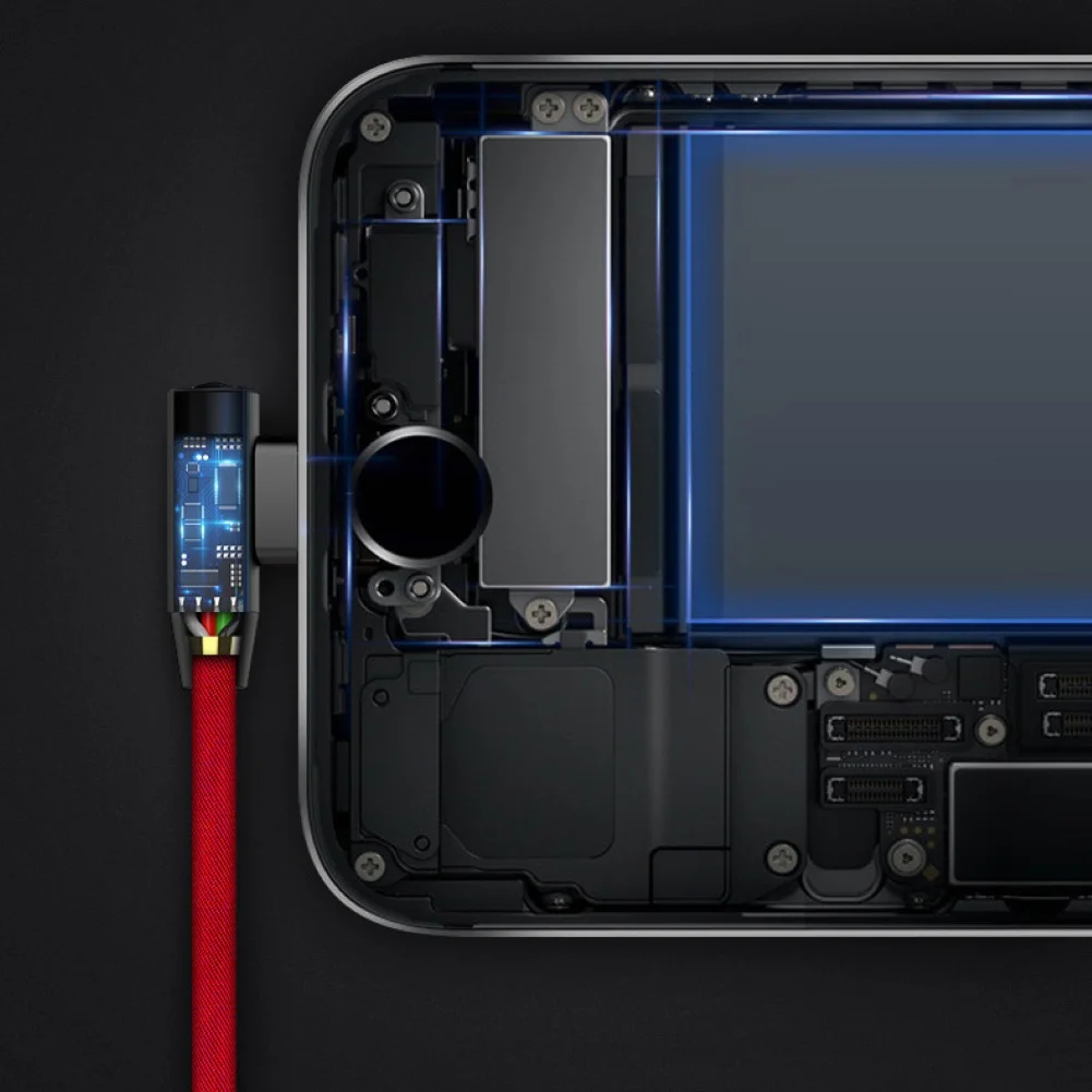 Кабель для быстрой зарядки Micro USB Type C 90 градусов длина 1 м|Переходники и адаптеры| |