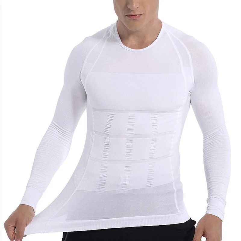 

Slimming Belt Belly Shapewear Men Long Sleeve Vest Body Shaper Neoprene Abdomen Fat Burning Shapewear Sweat Corset Fitness