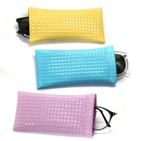 Fashionable Sunglasses Bag Leather Glass Case Pouch Mobile Phone Wallet Storege Case Portable Glasses Storege Case