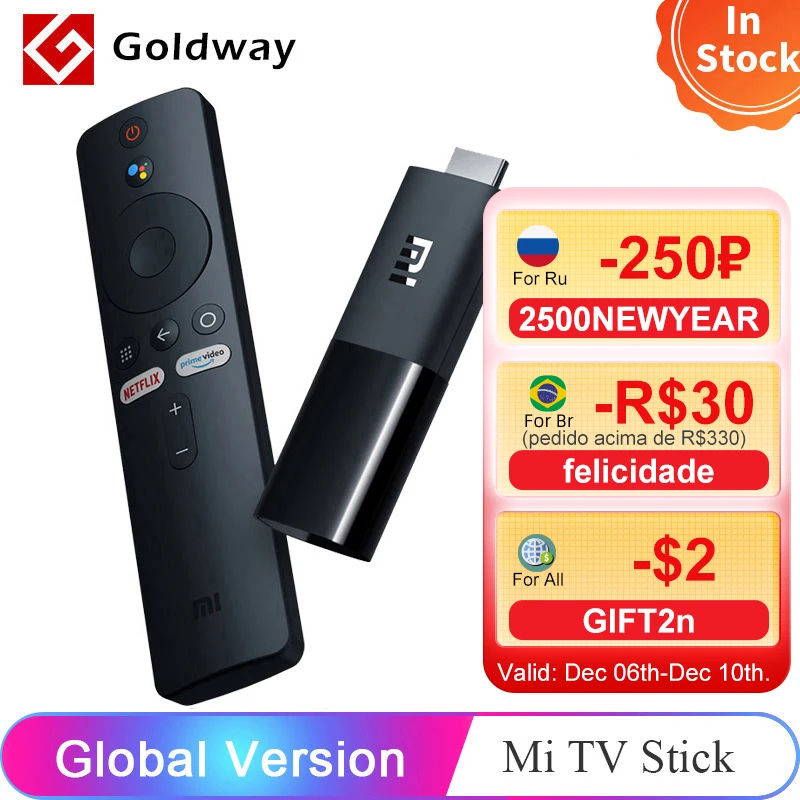  Xiaomi Mi, Android TV 9,0, четырехъядерный, 1080P, Dolby DTS, HD декодирование, 1 ГБ ОЗУ, 8 Гб ПЗУ, Google Assistant, Netflix 