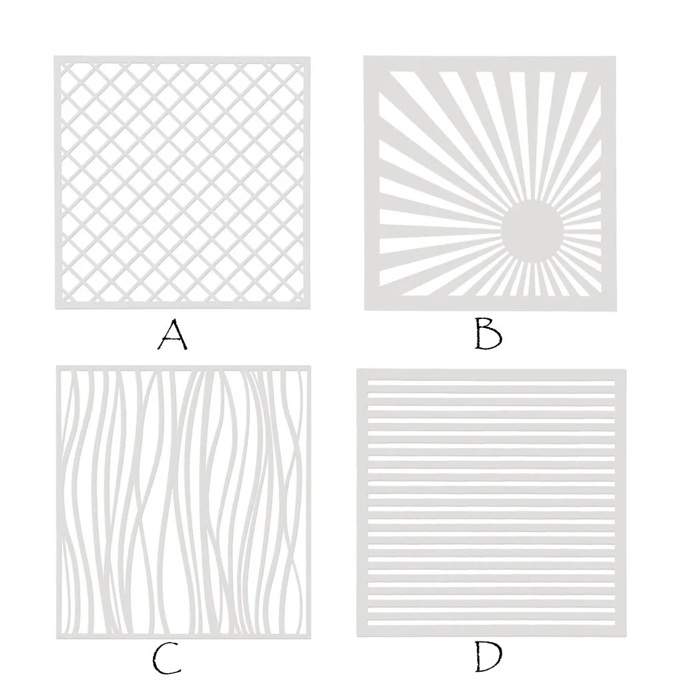 2 шт. DIY трафарет для свадебного торта распылительная форма декорирование принт