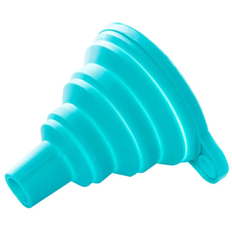 

3 pc Silicone Kitchen Tool DIY Food-Grade Folding Silicone Funnel Household Liquid Dispensing Mini Funnel