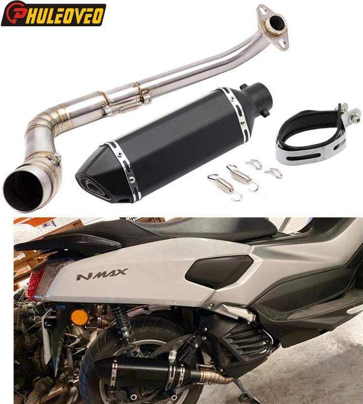 Полная система выхлопной трубы для мотоцикла Yamaha Nmax125 Nmax155 2015-2017 с глушителем |