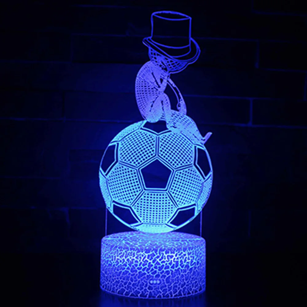 

Acrylic Light Board(Soccer) 4mm 6mm USB LED Decoration Home Children'S Room Bedside Night Light Decoration Light