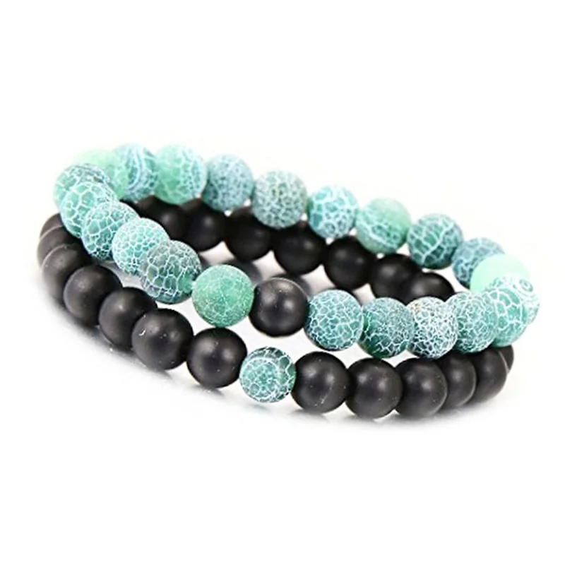 Мужские браслеты CHENFAN с подвесками ювелирные изделия из натурального камня