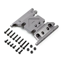 aluminum alloy gearbox mount transmission holder for axial scx10 ii 90046 90047 90075 rc car replacement accessories