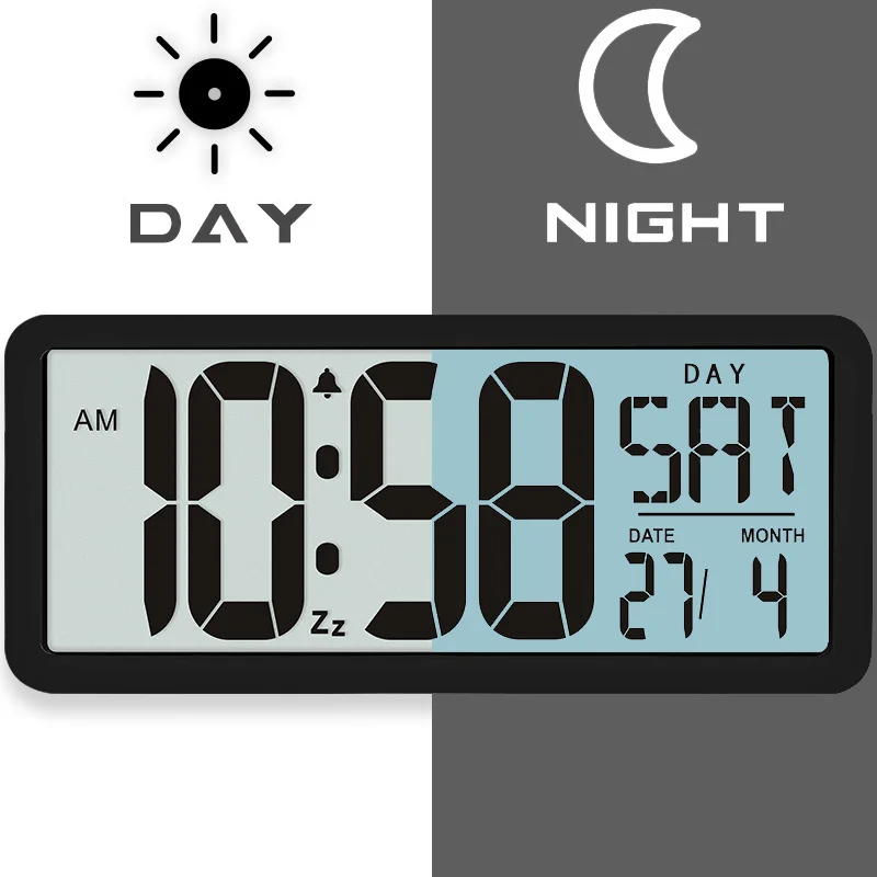 Современные настенные часы цифровой Многофункциональный Будильник таймер