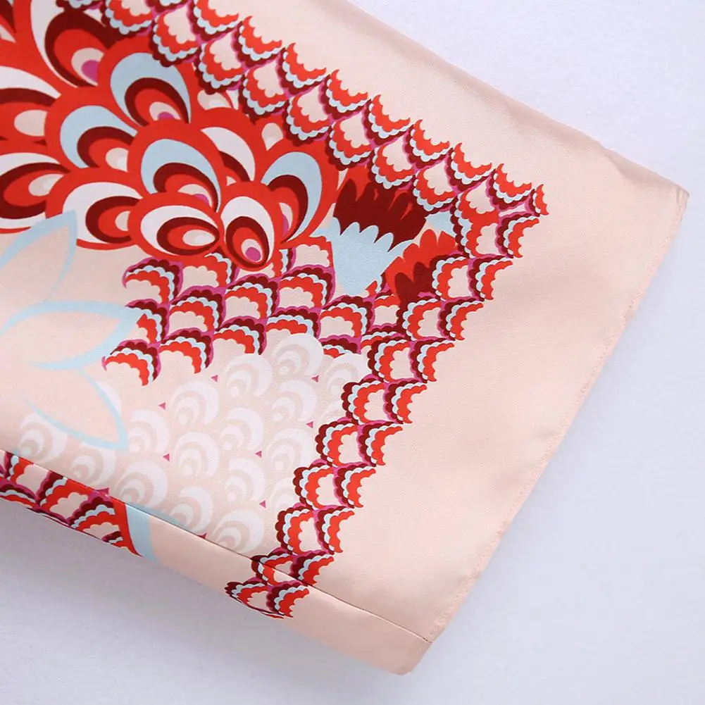 

Wide Leg Women Pants Patchwork Floral Print Bottoms High Waist Straight Casual Long Pants Streetwear Fashion Vintage Trousers