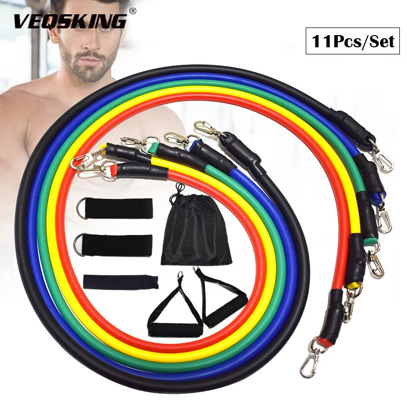 

Эластичные ленты для фитнеса, 11 шт.