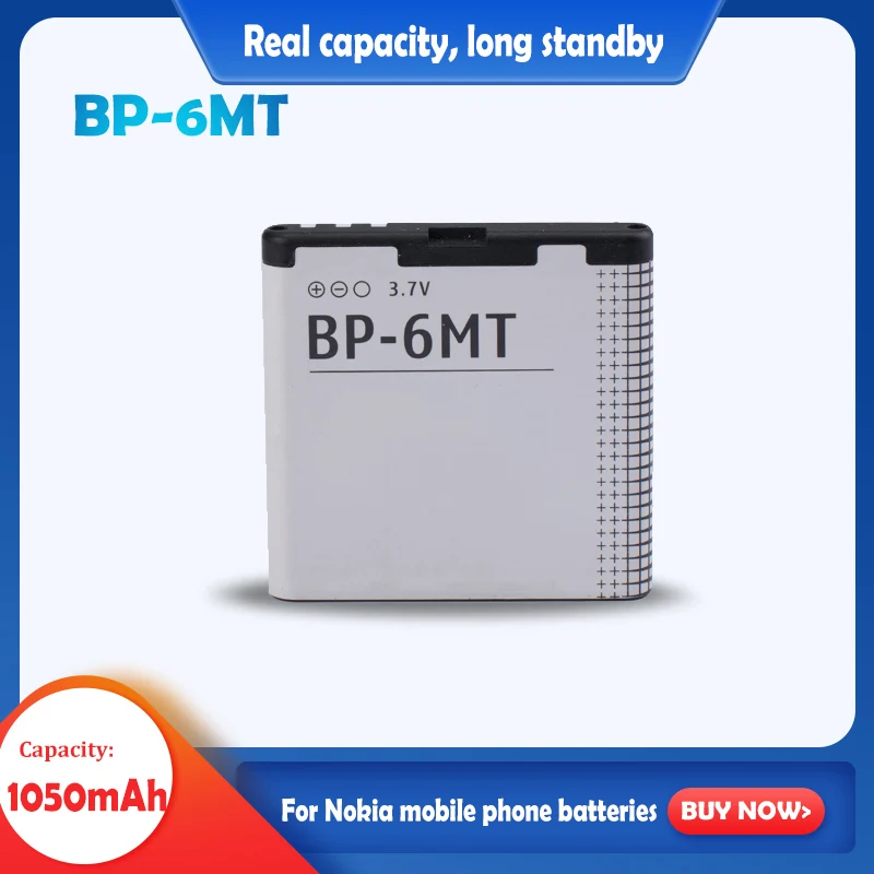 Перезаряжаемая литиевая батарея BP 6MT 3 7 в 1050 мАч для Nokia 6720c E51 N81 N82 8G E51i 6720 6720C