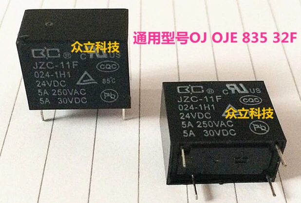 

10 шт./лот JZC-11F-024-1H1 024-1H1 24VDC DC24V 24V DIP4
