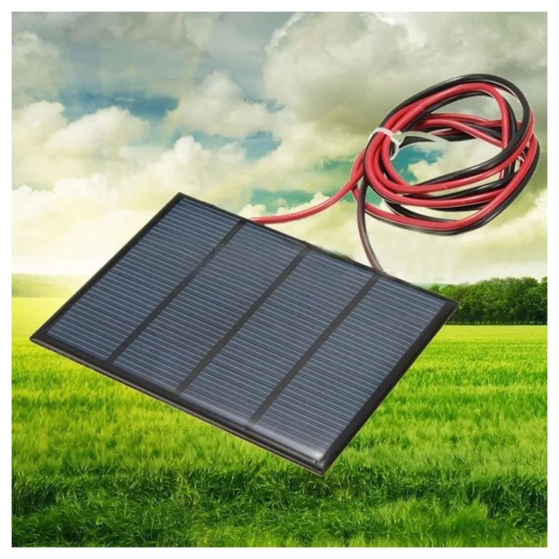 1 5 W 12V Мини Панели солнечные мелкая клетка модуль Зарядное устройство с м