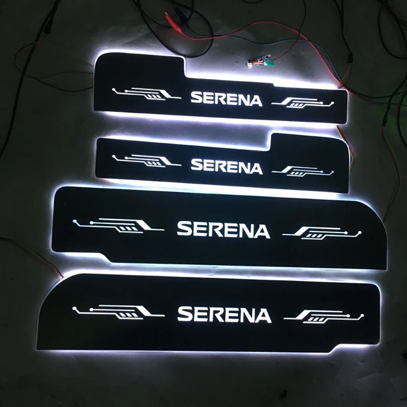 4 шт./компл. для Серены дверь статический светодиодный светильник порог Накладка