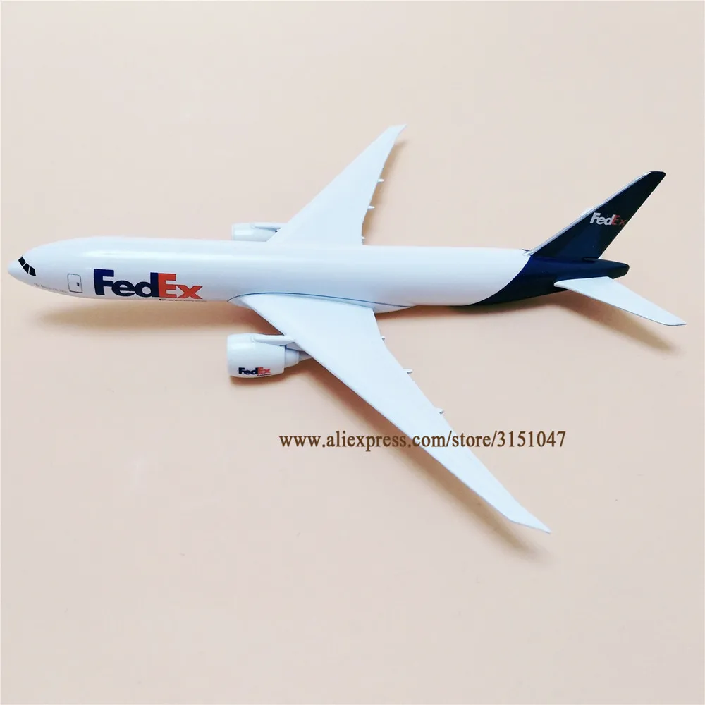20 см модель самолета Air Fedex Express Airlines Boeing 777 B777 Airways из металлического сплава литье