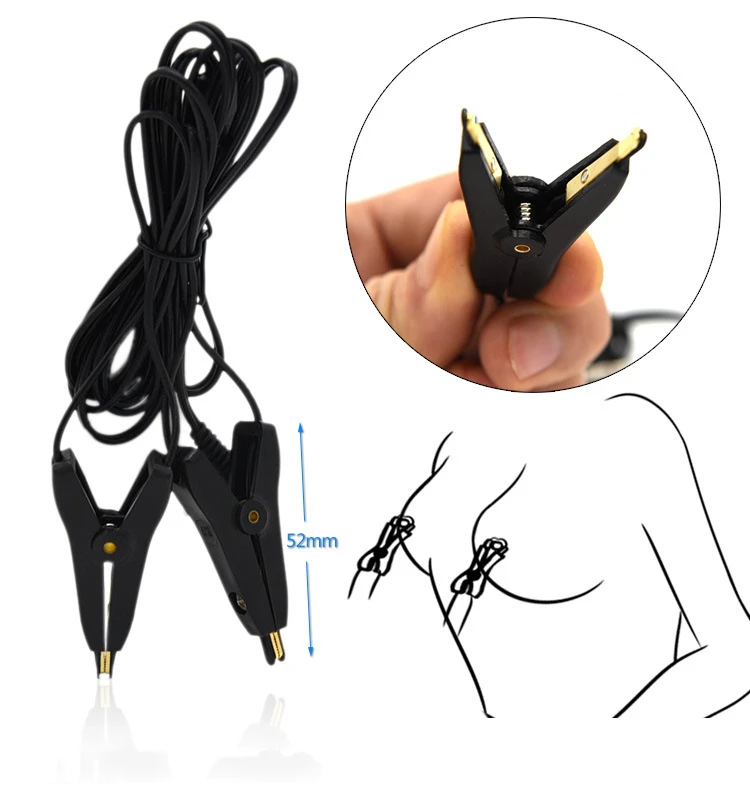 Анальная пробка с электрическим током зажимы для клитора массажные накладки