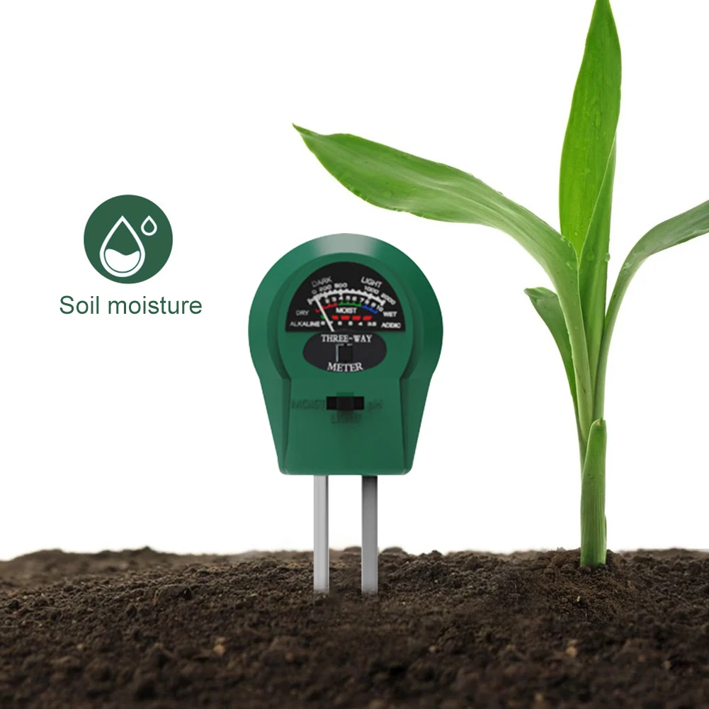 

3 in 1 Plants Flowers Soil PH Testers Meter Garden Lawn Soil Moisture Sensor Acidity Humidity Monitor Detectors