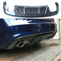 for audi b8 5 s5 with sline fins s style carbon fiber rear body kit bumper diffuser car styling 20132016