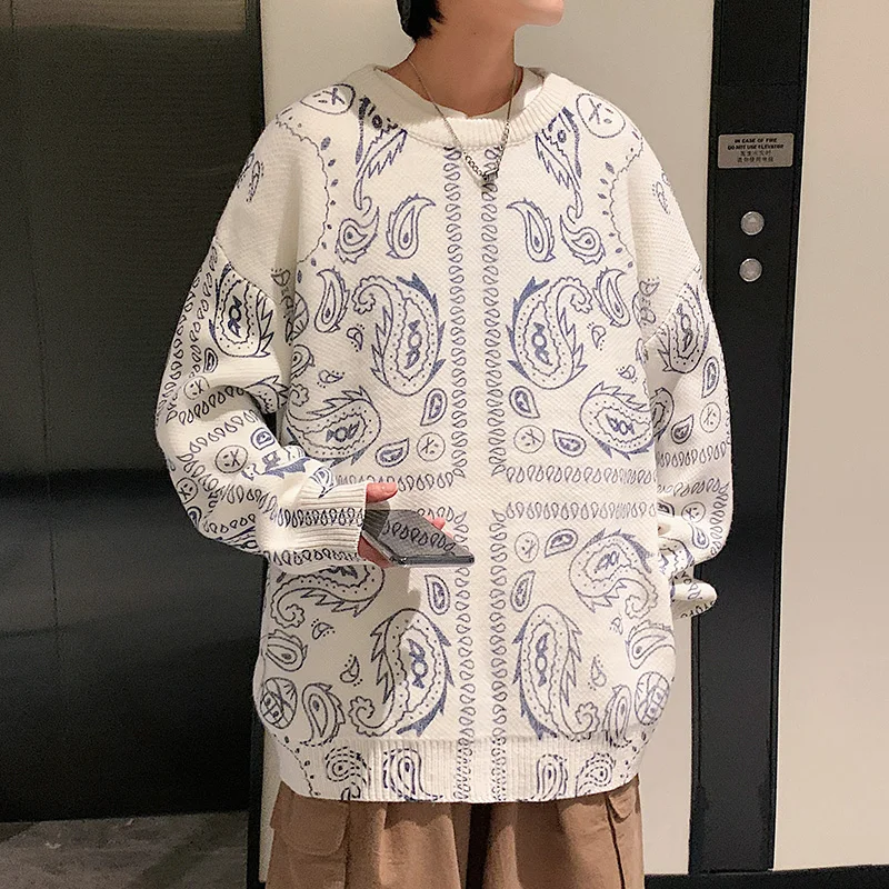 Высококачественная пряжа из пряжи новинка осень-зима 2021 пуловер с круглым