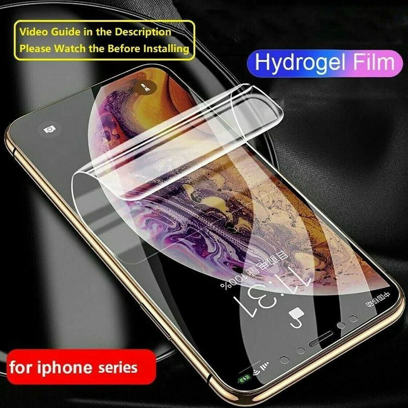 

1-3 шт. 9H Защитная пленка для экрана для IPhone 12 Mini 12 Pro12 Pro Max Гидрогелевая защитная пленка из закаленного стекла с полным покрытием для IPhone
