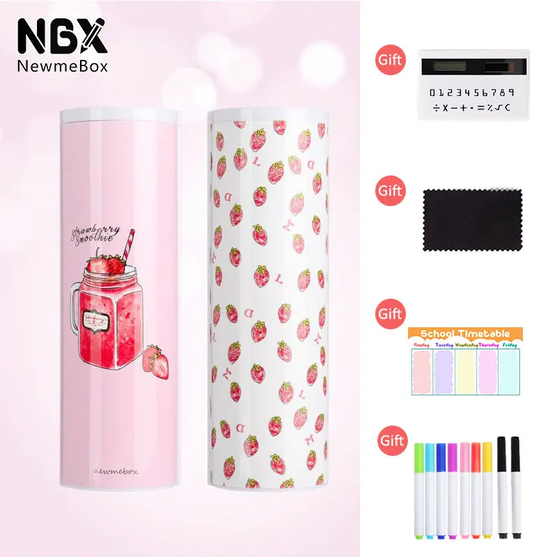 Чехол для карандашей NBX футляр ручек с цилиндром калькулятором органайзер дома и