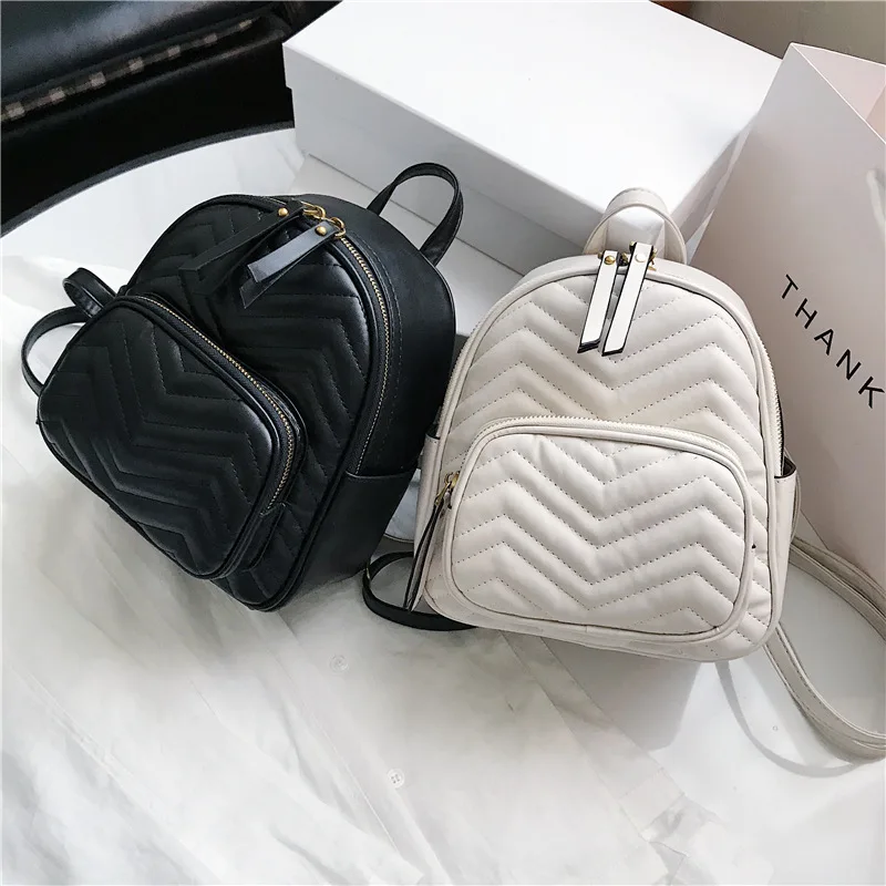 New European And American Classic Rhombus Small Backpack Casual Wild StorageBag Travel bag backpackStudent Handbag | Багаж и сумки