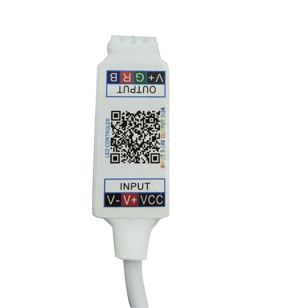 Wifi мини RGB RGBW Bluetooth контроллер DC 5 в 12 В 24 в музыкальный светодиодный пульт управления для 2835 5050 Светодиодные полосы приложение светодиодный контроллер