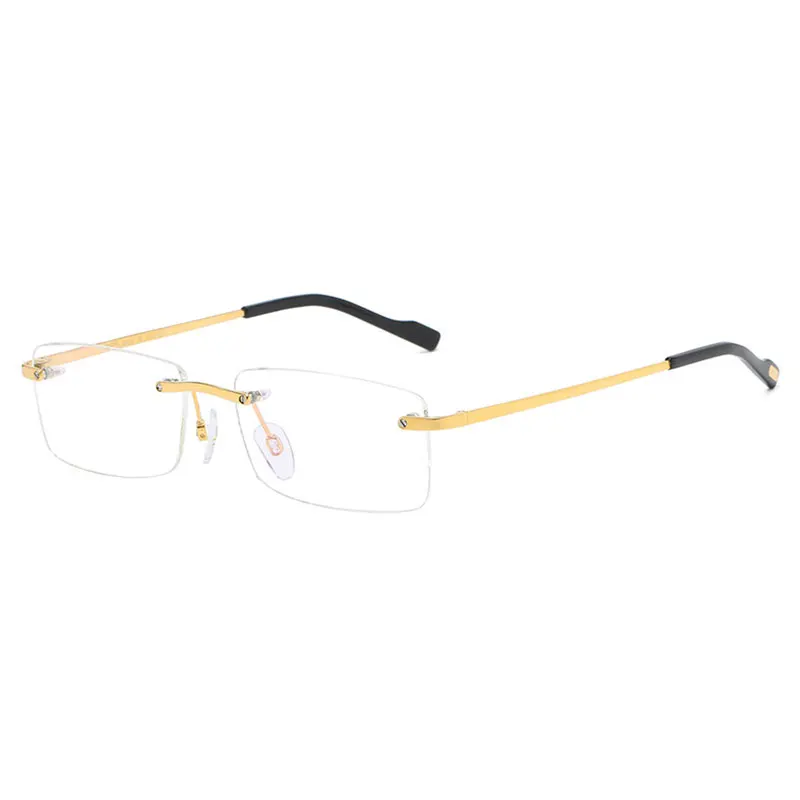 

Pure Titanium Frame Glasses Men Business Style Rimless Eyewear New Arrival Shortsighted Spectacles Hot Selling