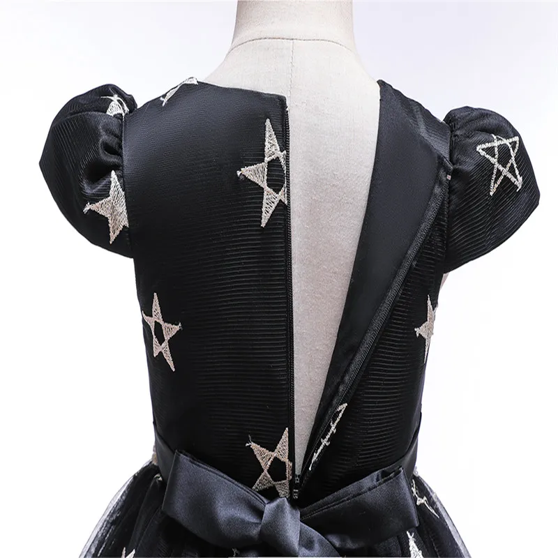 

New flower girl dress embroidery princess party dress elegant children clothing kids tulle Christmas birthday baby tutu clothes