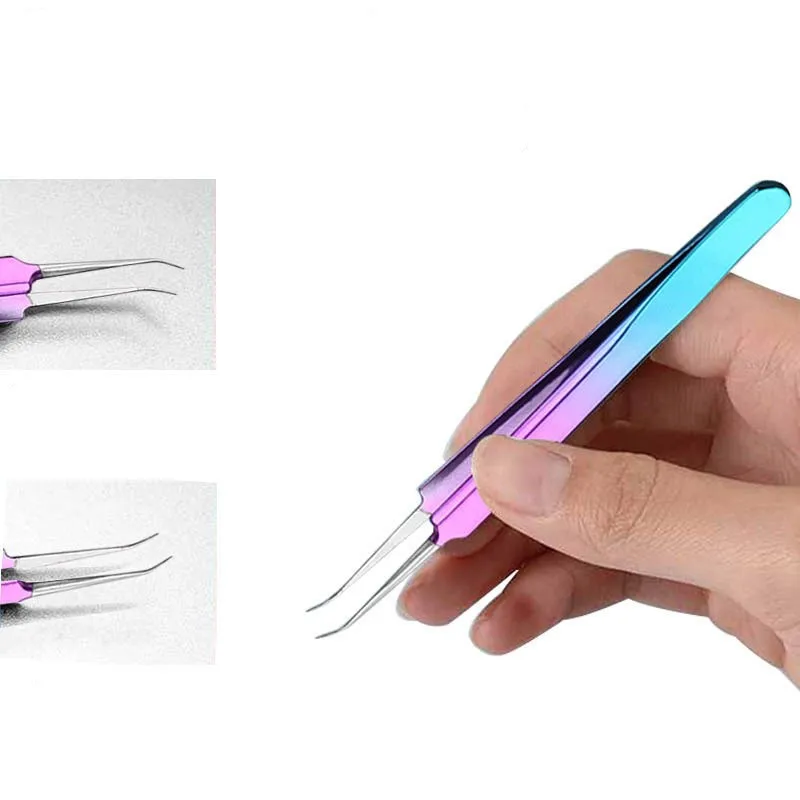 3 типа Пинцет вида конструкций для дизайна ногтей/Уход за лицом/наращивание