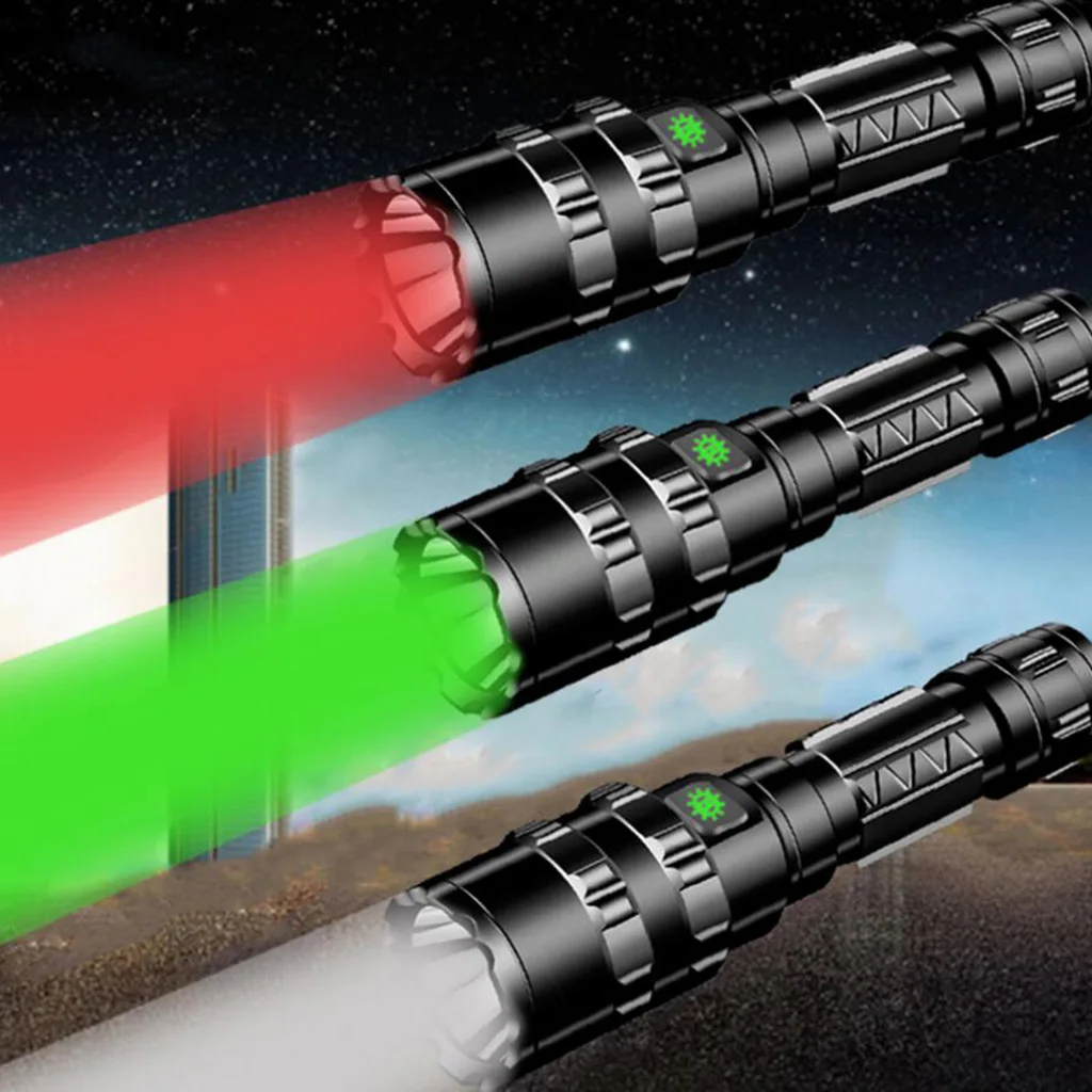 

Super Bright Tactical Flashlight Military Hunting Rechargeable LED Torch