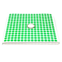 10mm self adhesive case label writable colorful dots stickers 1960pcs