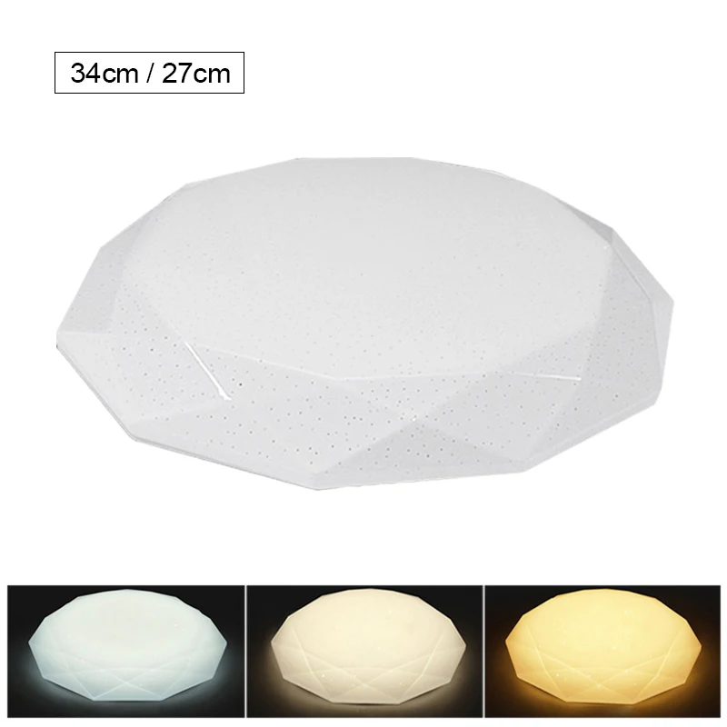 Светодиодный светильник звездного зала с бриллиантами круглый потолочный