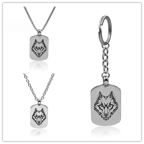 Не выцветает в стиле панк 316L ожерелье из нержавеющей стали стандартное Ювелирное