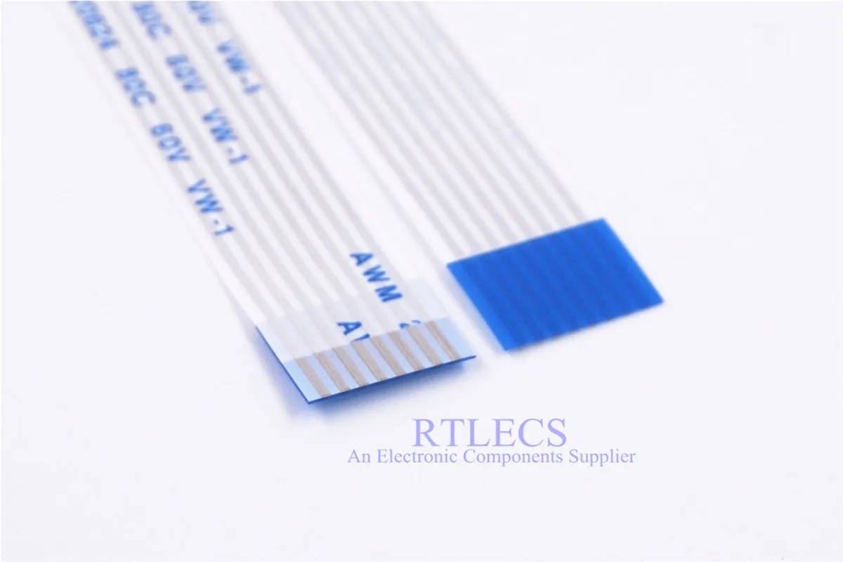 1 Piece FFC FPC Flexible Flat Cable 1.25 mm Pitch 4 5 6 7 9 10 12 14 15 16 20 30 40 60 80 PIN 1000 Length Same Contact Type A |