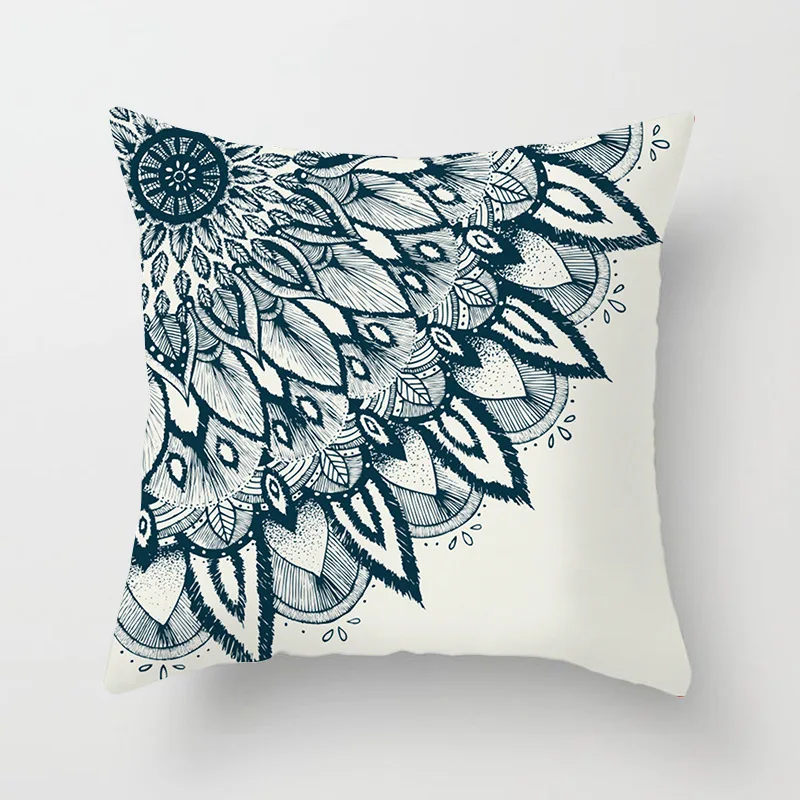 Хит продаж домашние вечерние наволочки из полиэстера с принтом мандалы в стиле