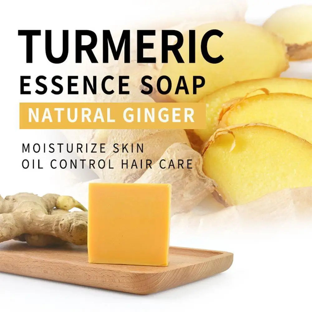 

Turmeric Soap Natural To Lightening Acne Dark Spots Natural Glow Scars Cleaning Bars Scrub Nourishi Removal Skin Herbal Bri Z9n7
