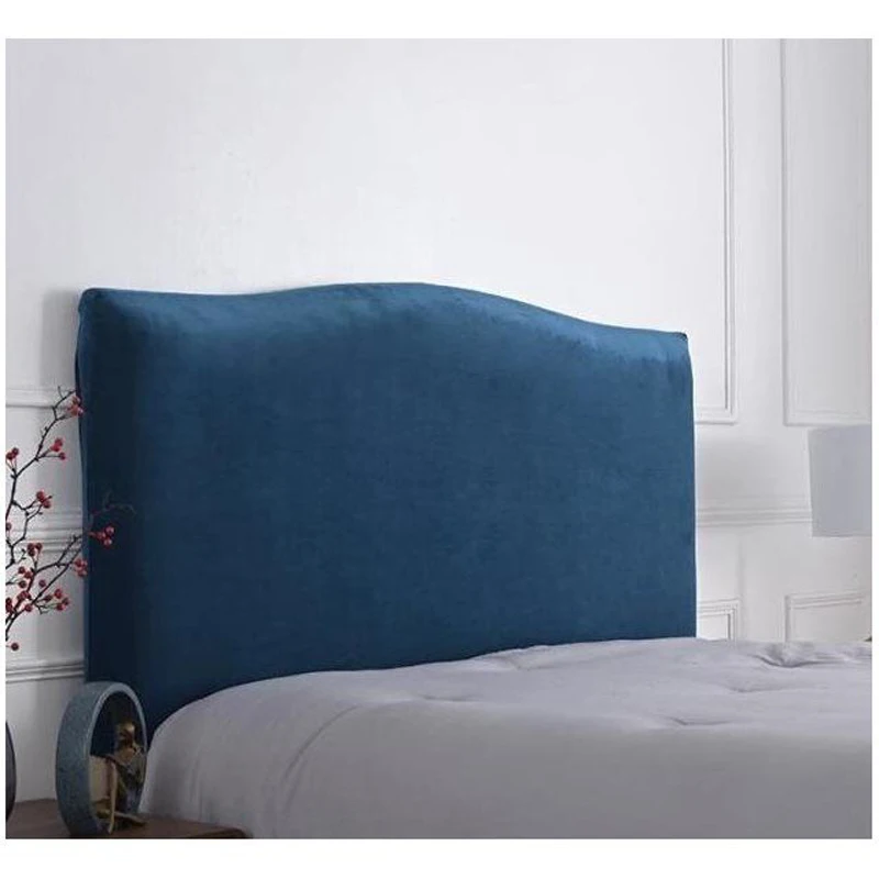 Solid color elastic bed cover, dust protection on the back, bed cover 2.2m