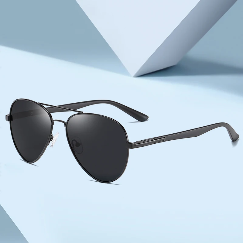 Мужские поляризованные солнцезащитные очки MSETOUTM классические металлические