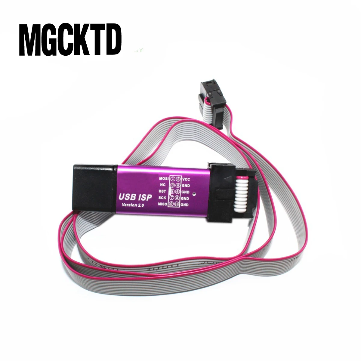 2 шт. = 1 USBASP + кабель для загрузки .. USBISP AVR программатор USB ATMEGA8 ATMEGA128 Поддержка Win7 64K с